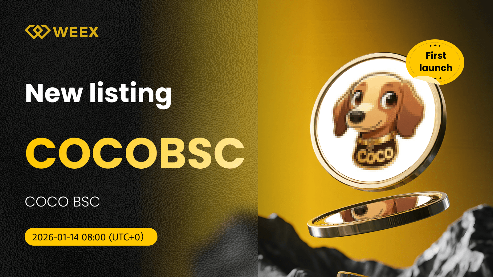 COCOBSC USDT Pair: COCO BSC Coin Listed on WEEX Exchange