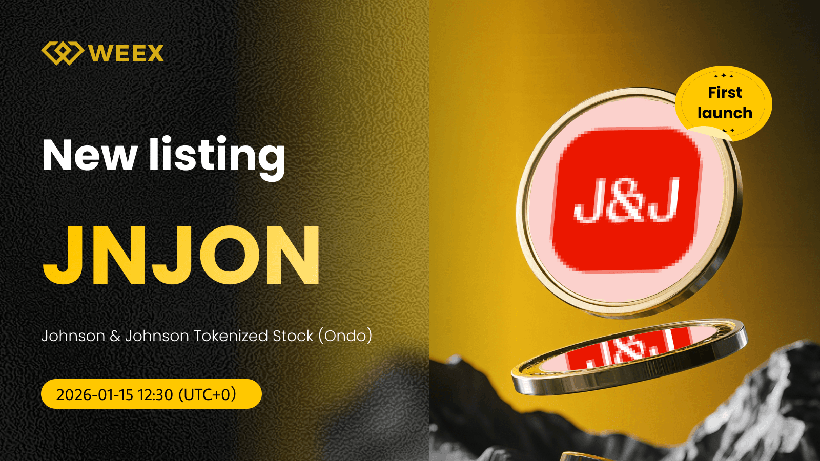 JNJON USDT Listed on WEEX: Trade Johnson & Johnson Coin