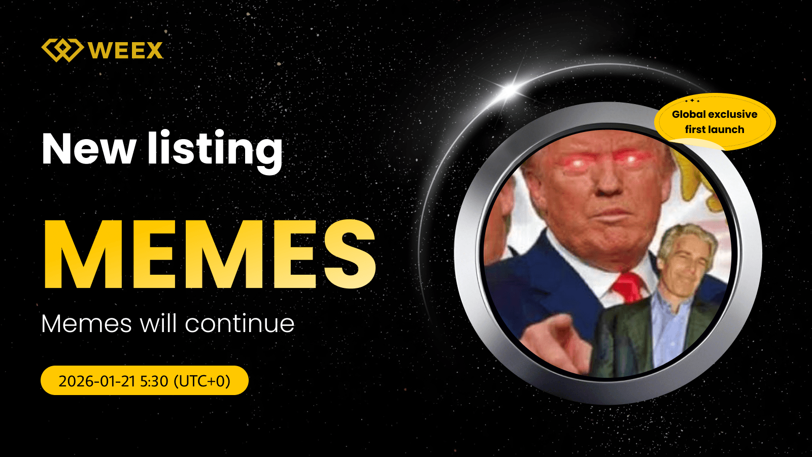 Global Exclusive First Launch: MEMES USDT Listed on WEEX Spot