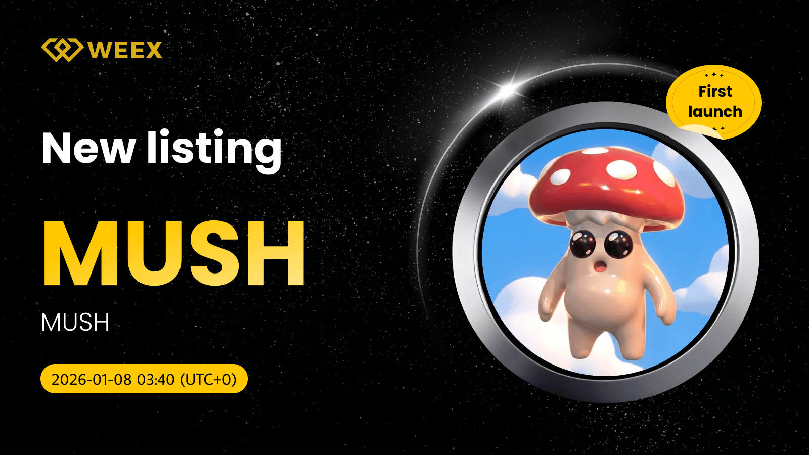 MUSH USDT Live on WEEX: Trade MUSH (MUSH) Coin