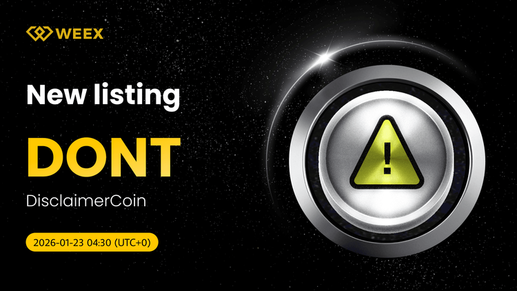 DONT USDT Spot Trading: DisclaimerCoin (DONT) Coin Lists on WEEX