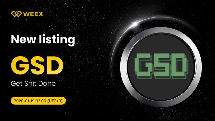 GSD USDT Now on WEEX: Trade Get Shit Done (GSD) Coin Spot