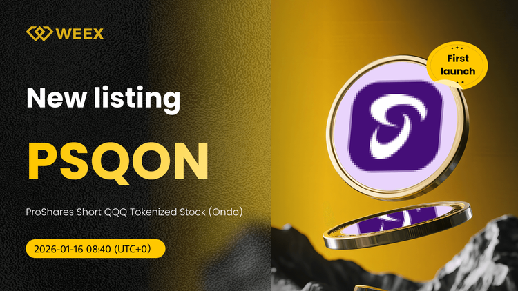 PSQON USDT Trading Live: ProShares Short QQQ Coin on WEEX Spot