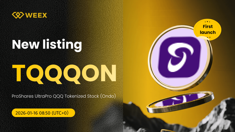 TQQQON USDT Live: WEEX Lists ProShares UltraPro QQQ (Ondo)