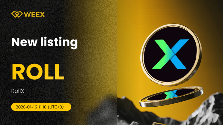 ROLL USDT Listed: Trade RollX (ROLL) Coin on WEEX Spot Now