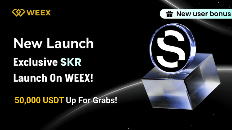 WEEX Lists SKR: Share 50,000 USDT in Airdrops & Zero-Fee Trading