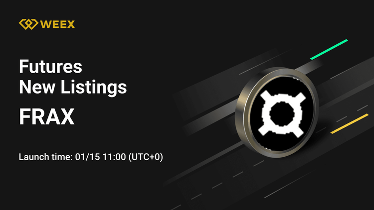 WEEX Futures Launches FRAX USDT Perpetual Contract