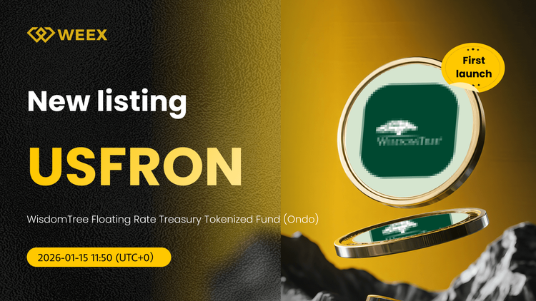 First Launch: USFRON USDT Trading Pair Now Live on WEEX Exchange