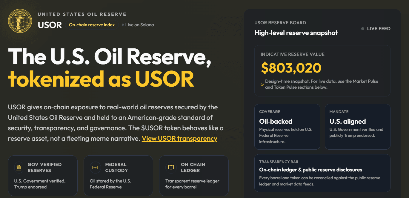 USOR(U.S Oil) Official Intro